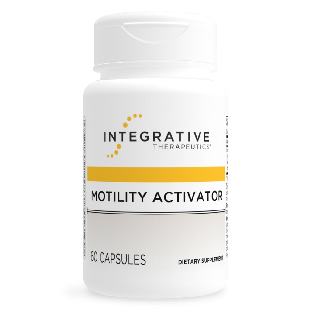 Activador de Motilidad de Terapéutica Integrativa – Motilidad GI &amp; Salud Suplemento* - Sin lácteos &amp; sin gluten - 60 cápsulas (60 piezas)