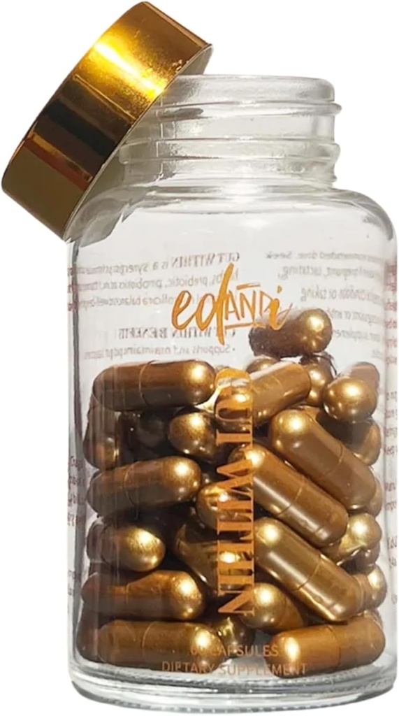 Probióticos Digestivos para Mujeres, Probióticos para Mujeres Rubias, Apoyo Digestivo, Salud Gut de Mujeres, 60 cápsulas, Fuente de 30 días