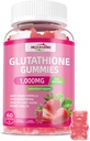 Glutathione Collagen Gummies Suplemento: Vitaminas C, E, D plagaB12 Glutathione Suplemento 1000mg Formula for Antioxidant Support Skin Brightening Anti-Aging