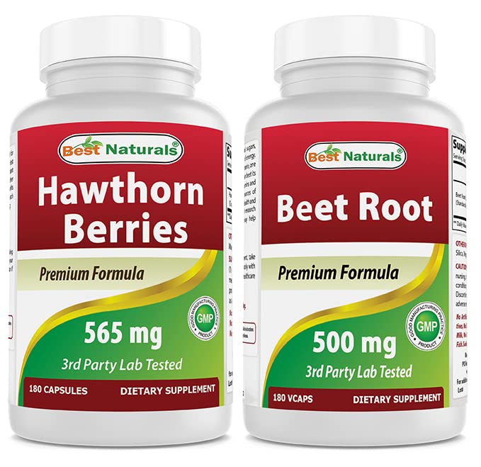 Hawthorn Berry 565 mg " Beet Root Powder 500 Mg