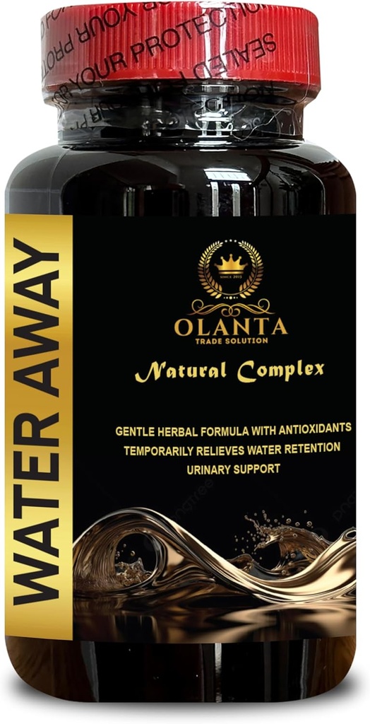 Píldoras de agua natural - Píldoras de retención de agua - Píldoras de agua Vitaminas, Píldoras de agua Retención de agua, diuréticos para la retención de agua, Píldoras de agua Vitaminas, Alivio de Bloating rápido - 1 Botella