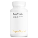 SuperFolate SuperFolate 400mcg / 4g por día (Patented & Bioavailable) - Quatrefolic 5-MTHF Suplemento - Active Folate Vitamin B9 ← Non-GMO & Gluten Gratis - 120 Tablets