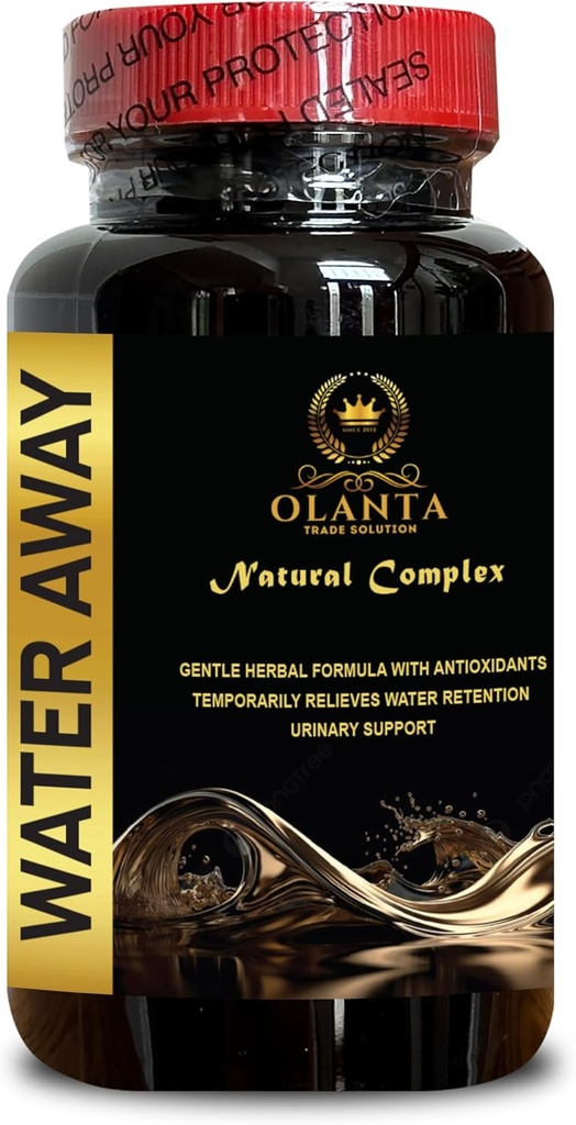 Píldoras de agua natural genéricas - píldoras diuréticas para la retención de agua, retención de agua, Alivio de Bloating rápido, granada, arándano, apoyo inmune - 1 botella