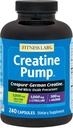 Fitness Labs Creatine Pump with L-Citrulline, L-Arginine, and Creapure Creatine Monohydrate - 240 Capsules