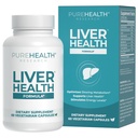 PUREHEALTH RESEARCH Liver Health – Liver Cleanse Detox &amp; Repair Support Supplement- with Milk Thistle, Turmeric Powder, Dandelion, Artichoke, Beet Root, Ginger, L Cysteine HCL &amp; Más - 60 cápsulas