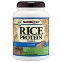 NutriBiotic – Plain Rice Protein, 1 Lb 5 oz (600g) - Low Carb, Keto-Friendly, Vegan, Raw Protein Powder - Grown & Procesed Sin Químicos, GMOs o Gluten - Fácil de digerir " Nutrient-Rich