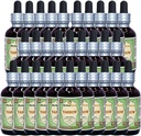 Yarrow (Achillea Millefolium) Glycerite, Organic Dried Flowers Alcohol-Free Liquid Extract (Marca: HerbalTerra, Proudly Made in USA) 30x2 fl.oz (30x60 ml)