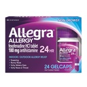Allegra 24hr Gelcaps Tamaño 24ct Allegra 24hr Gelcaps 24ct