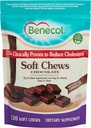 Benecol® Soft Chews - Hecho con establos de plantas de tratamiento del colesterol clínicamente probados - Suplemento de gestión del colesterol (120 Chews de chocolate)