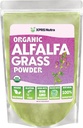 XPRS Nutra Organic Alfalfa Powder - Suplemento Vegan Premium Rico en Calcio, Antioxidantes, Vitaminas - Suplemento Agricultor para Niños y Adultos - Vegan Friendly Alfalfa Leaf (16 onzas)