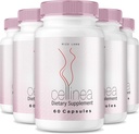 Los laboratorios de rize (5 Pack) Cellinea - Cellinea Pills, Cellinea Capsules para la piel sana, Cellinea a la hidratación de la piel de la piel, Cellinea All-Natural Suplemento dietético, Cellinea Comentarios (300 cápsulas)