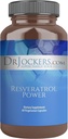 Resveratrol Power by Dr. Jockers, with Immune Support, Anti-Aging, Important for Skin Health, Trans Resveratrol, 200 mg, 60 Day Supply
