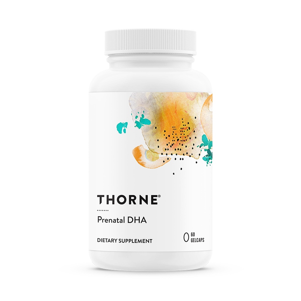 THORNE - Prenatal DHA - 650 mg DHA and 200 mg of EPA - Supports Baby’s Brain & Nervous System Development from Pregnancy to Nursing* - 30 Servings