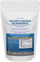 Sodium Bicarbonato de la naturaleza Uso orgánico Aluminum Free Baking Soda. No Química Pura Hornear Soda Powder para la salud y bienestar. Bicarbonato de sodio 2 lb