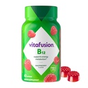 Vitafusion Vitamin B12 Gummies | 1000 mcg | 60 Gummy Vitamins for Adult Women & Men | Raspberry Flavor | Gluten Free Supplement