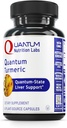 Laboratorios de Nutrición Cuántica Turmérica - Cápsulas Turméricas, Suplemento Turmérico de Curcumina, Apoyo al hígado, 500 mg de Curcuma Por Cápsula - 60 Cápsulas Vegetarianas