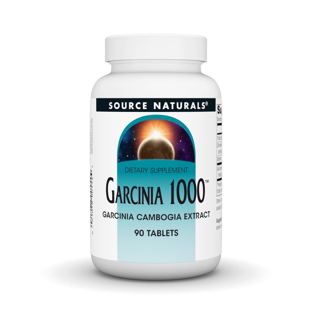 Fuente Naturales Extracto de Garcinia Cambogia, 1.000 MG- 90 Tablas