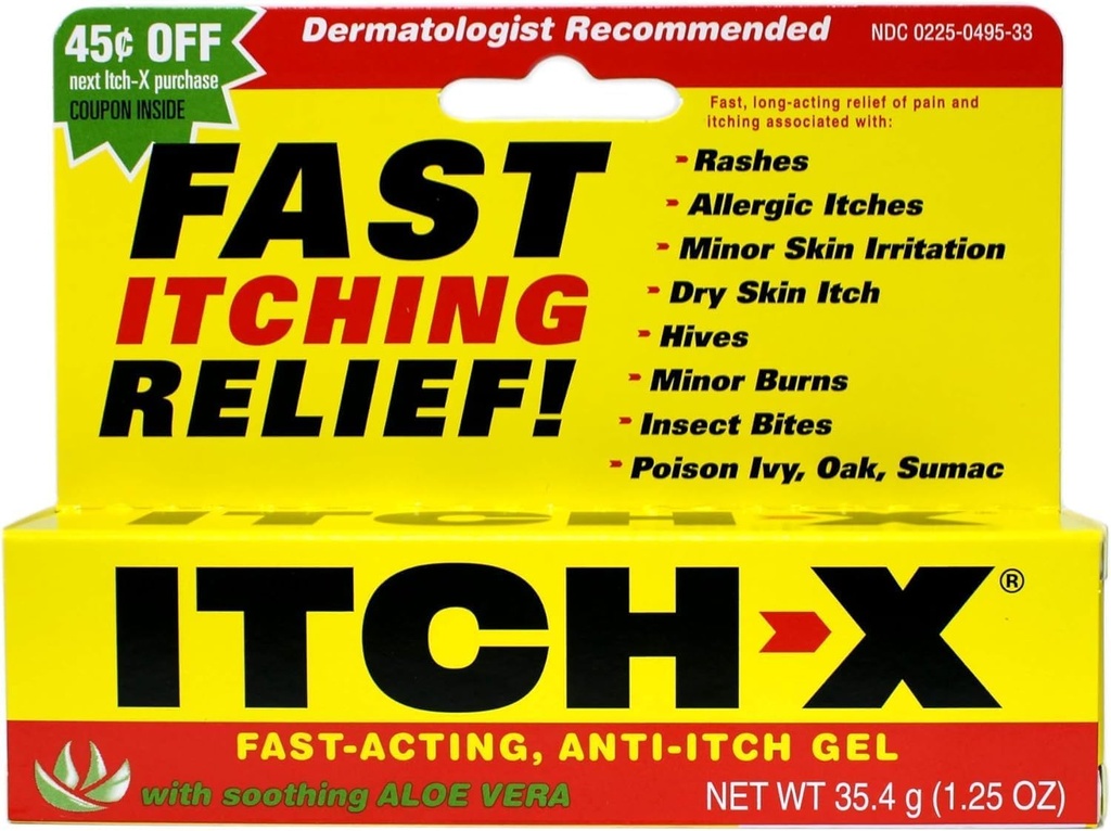 788802 Tubo Anti-Itch Itch X Gel 1.25oz Cantidad de 1 unidad por Ascher, B.F. &amp; ...