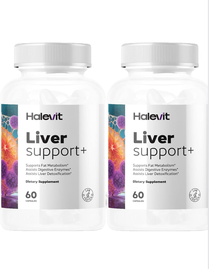 Liver Support Supplement 2-Pack | Third-Party Tested | Zinc, Choline, Milk Thistle, Beetroot, Artichoke, Chanca Piedra, Dandelion | Liver Detox & Cleanse | Made in USA | Free Bag Included