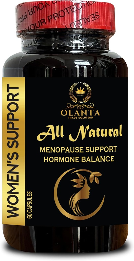 MENOPAUSE SUPPORT SUPPLEMENT - Helps Maintain Hormone Balance Well-Being for Women, blessed thistle supplement, trans-resveratrol supplement, dong quai menopause - 1 Bottle 60 Capsules