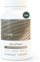 EcoNugenics MycoPhyto Complex: Mushroom Supplement for Intensive Immune Support – 60 Capsules – Includes Turkey Tail, Reishi, Cordyceps, Maitake & More – Energy, Gut Health & Nootropic Brain Support