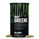 Animal Daily Greens Pill Packs - Kale, Wheat Grass, Alfalfa &amp; More - Ideal Prebiotic and Probiotic Superfood Blend for Superior Digestion, Gut Health, and Immunity For Men &amp; Women - 30 Day Supply
