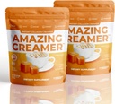 Superfoods Company Amazing Creamer with Collagen - Keto Creamer-Hyaluronic Acid & MCT Oil - Brain Boost & Curbs Cravings - Supports Healthy Skin & Hair - Diet-Friendly [60 Servings] [Salted Caramel]