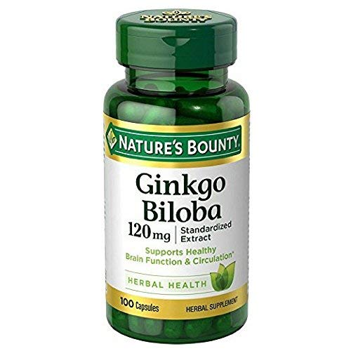 Bounty Ginkgo Biloba 120mg, 100 capsules (Pack of 2)
