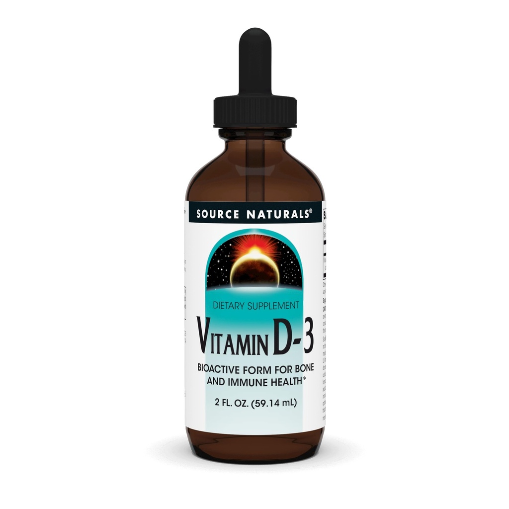 Fuente Naturals Vitamina D-3 Liquid Drops 2000 iu Supports Bone & Immune Health* - 2 Fluid oz