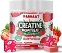 Complejo de cerdas de Monohidrato de Creatina 6400mg para Hombres &amp; Mujeres -Fórmula avanzada W/L-Taurina + Vitamina B12, Sugar suplemento de rosca libre de azúcar,60