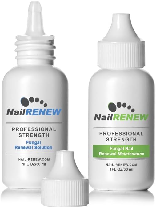 NailRENEW Antifungal Complete System - Professional Strength, Fungus Treatment for Toe Fungus, Discolored or Brittle Nails