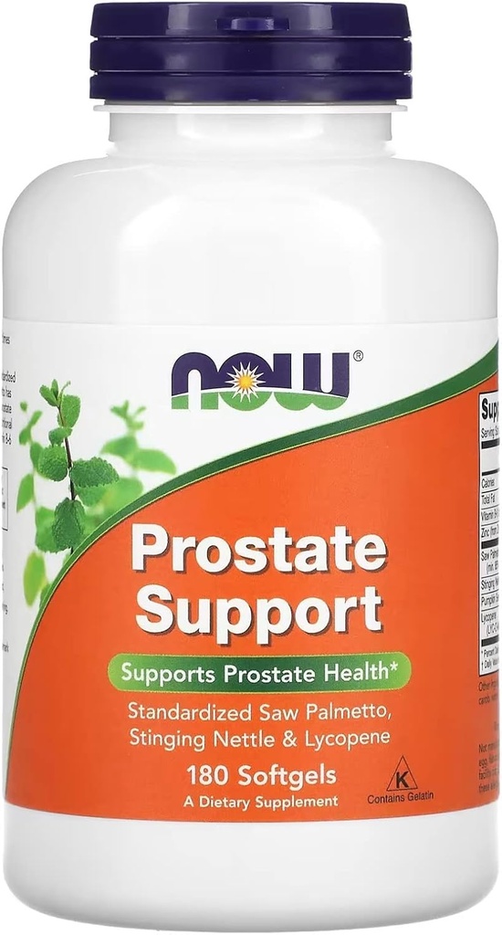 Soporte de próstata, 180 Sgel by Now Foods (Pack of 2)