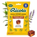 Ricola Original Herb Cough Drops, 45 Conde, Cough Suppressant & Throat Relieving Drops with Naturally Sourced Menthol, Pleasing Herbal Taste for Coughs & Throat Irritation Symptom Relief