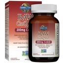 Garden of Life Raw CoQ10 200mg, with Omega 3 6 9 for Heart Health, 60ct