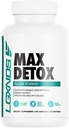 Max Detox – Limpieza completa del cuerpo, Reducir la retención de agua, Reducir el suplemento dietético de rubor - 60 cápsulas, 30 servicios