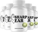 (5 Pack) Oreja de afeitado - Oreja de afeitado avanzado Tinnitus Suplemento de apoyo (300 cápsulas)