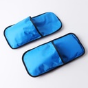 Zapatillas de Terapia Fría, Adelgazamiento de Hielo Pie, Deslizantes de Neuropatía Zapatillas de Alivio Rápida de Hielo para Pies Cantados y Inflamados, Pies calientes, Alivio de Fasciitis Plantar (Blue, Grande)