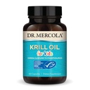 Dr. Mercola Krill Oil for Kids - 320 mg - MSC Certified - Supports Brain & Body Development - Phospholipid Form for Absorption - Non-GMO, Gluten-Free & Soy-Free - 60 Capsules