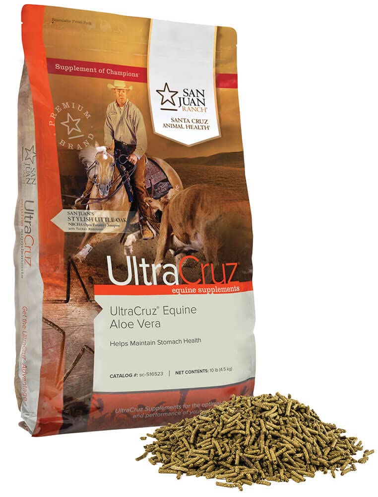 UltraCruz-sc-516523 Suplemento Equine Aloe Vera para Caballos, 10 lb, Pellet (162 Day Supply)