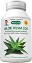 ANDREW LESSMAN Aloe Vera 200-30 Capsules - Proporciona 200:1 Ultra-Concentrate de Aloe Vera, Soothing Support for Stomach and Digestive System, No Additives, Small Easy to Swallow Capsules