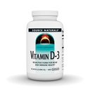 Fuente Naturals Vitamina D-3, Apoyo Bone & Immune Health, 2000 iu - 400 cápsulas