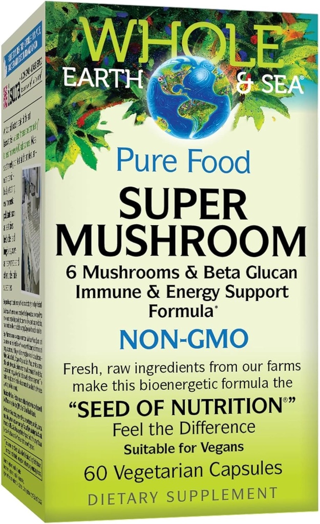 Total de la Tierra &amp; Mar de Factores Naturales, Supersala, Suplemento Alimentario completo, Vegan, 60 cápsulas vegetarianas (60 porciones)