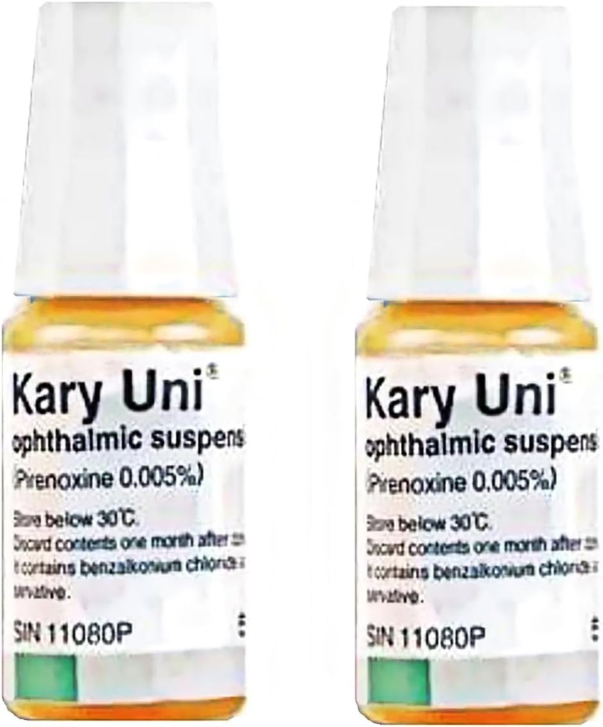 Kary Uni X2 Pcs 10 Ml Best Pet Eye Drop Cataracts Treat Eye Infection Inflammation Safe & Gentle Formula - All Animals Dog Cats Pet Eye Care