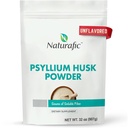 Psyllium Husk Powder Unflavored – Suplemento de fibra digestivo para la regularidad intestinal " Gut Health – No Gluten-Free, Vegan, Keto Friendly – 32oz