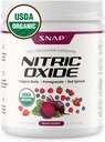 Snap Supplements USDA Organic Beet Root Powder, 3-in-1 Nitric Oxide Supplement, Support Healthy Blood Pressure and Blood Circulation, 250g (Mixed Berry)