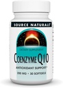 Fuente Naturales Coenzima Q10 Antioxidante Apoyo 200 mg para Corazón, Cerebro, Inmunidad, " Apoyo al hígado - 30 Softgels