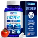 We Like Vitamins Lycopene Supplements for Men - Lycopene 20mg Per Serving - 200 Capsules - Super Antioxidant which Helps Support Immune System and Prostate Health