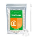 wananfu Tamaño 00 Empty Capsules Vegetarian (1000 Conde) Agrupar con Micro Lab Spoon, Limpiar las cápsulas de la píldora Fillable 00 para hacer sus propios suplementos