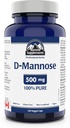 Summit Supplements - D-Mannose Capsules 500 mg, 120 Veggie Caps - Support Urinary Tract Health - Source of Carbohydrates to Support Energy Production - Athletic Support Supplement