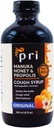 P.R.I Natural Dry Cough Syrup with Manuka Honey, Propolis, Tea Tree Oil and Vitamin C - Sore Throat & Immune Support, Original Flavor, 8oz